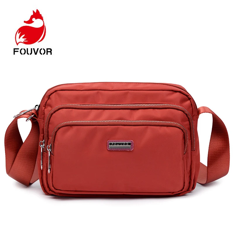 Fouvor оригинальные женские сумки-мессенджеры, мульти карман на молнии, женская маленькая сумка через плечо, женская сумка, сумка для мобильного телефона