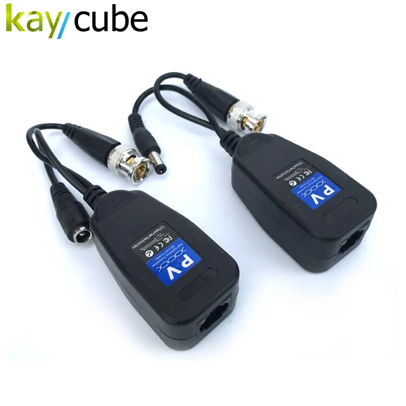 Kaycube 1CH пассивный балун RJ45 CCTV видео трансивер источник питания для HDCVI/HDTVI/AHD