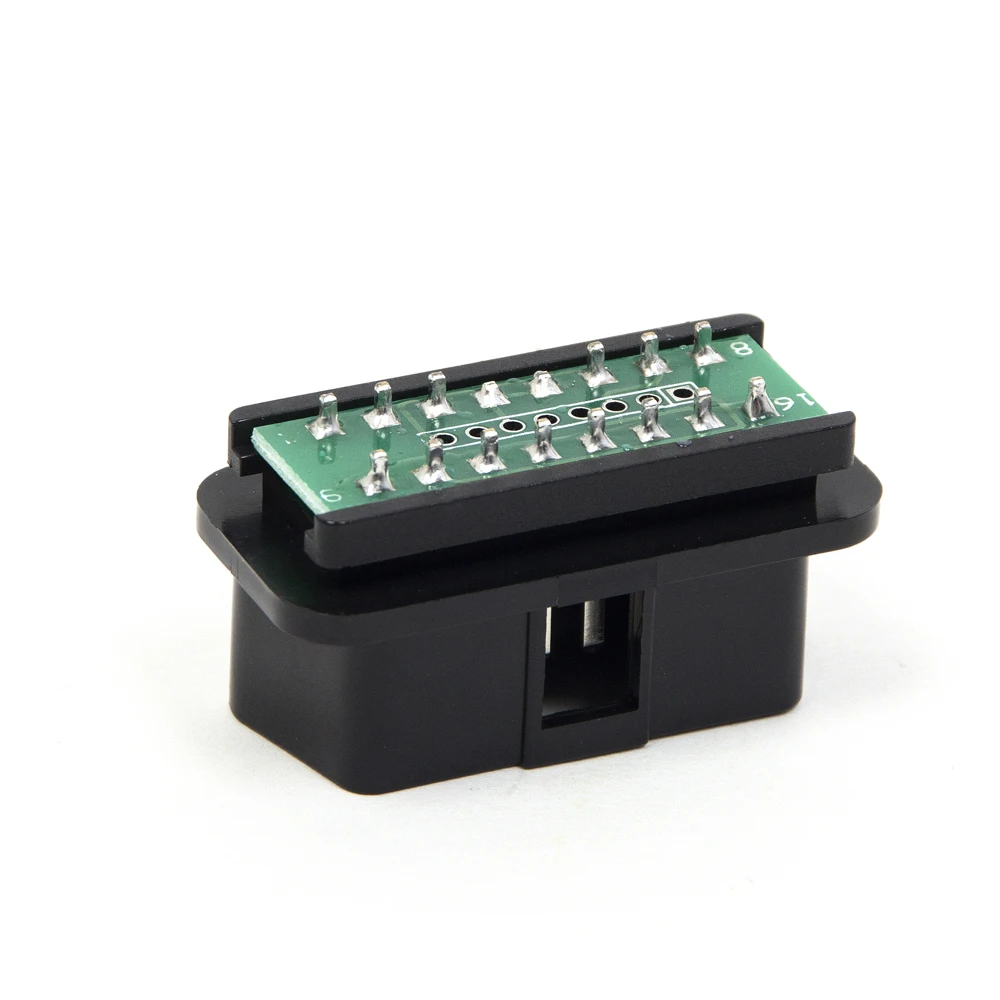 16 контактный OBD II 2 средняя печатная плата штепсельная вилка DIY оболочка адаптер