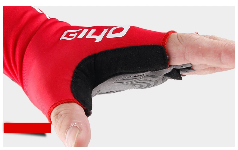 GIYO, 4 цвета, перчатки для велоспорта, перчатки для горного велосипеда с полупальцами, перчатки для взрослых мужчин и женщин
