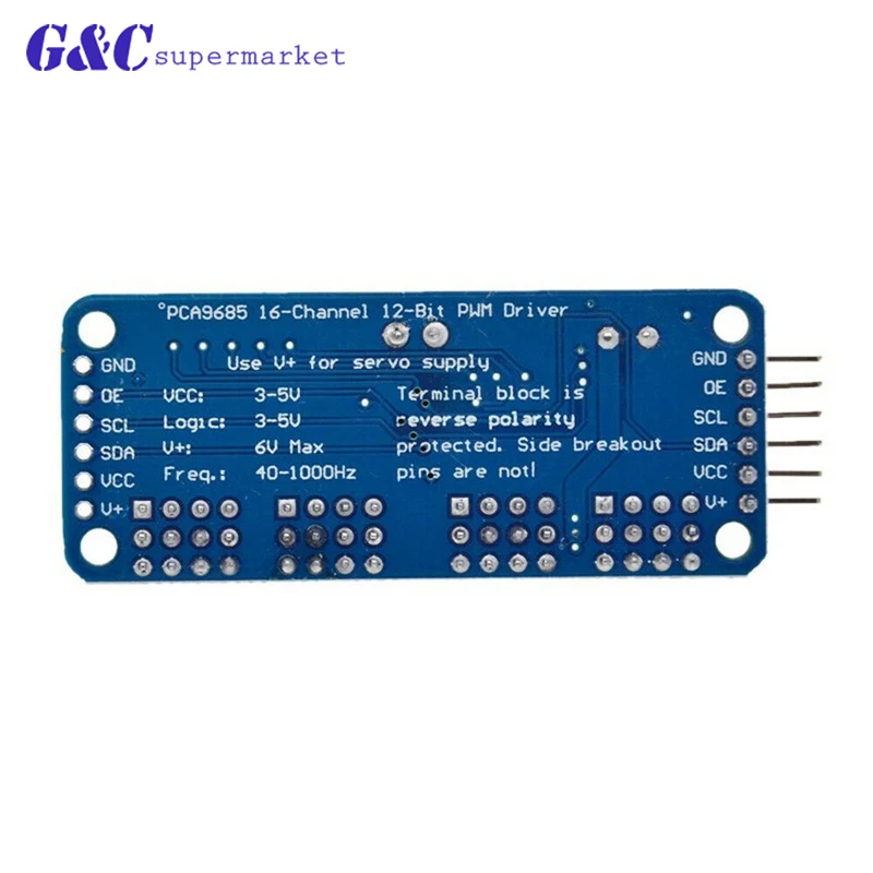 16 канальный видеорегистратор 12 битная ШИМ/Servo Driver I2C интерфейс PCA9685 модуль для arduino