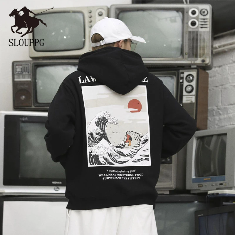 2018 Зимние флисовые толстовки в японском стиле с вышивкой забавного кота и