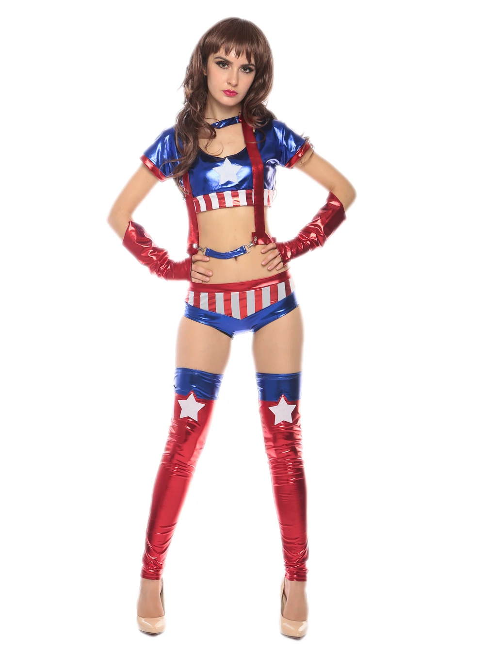 

New Design Cheap Sexy Super Girls Costume 3S1726 Free Shipping Halloween Cosplay Costume