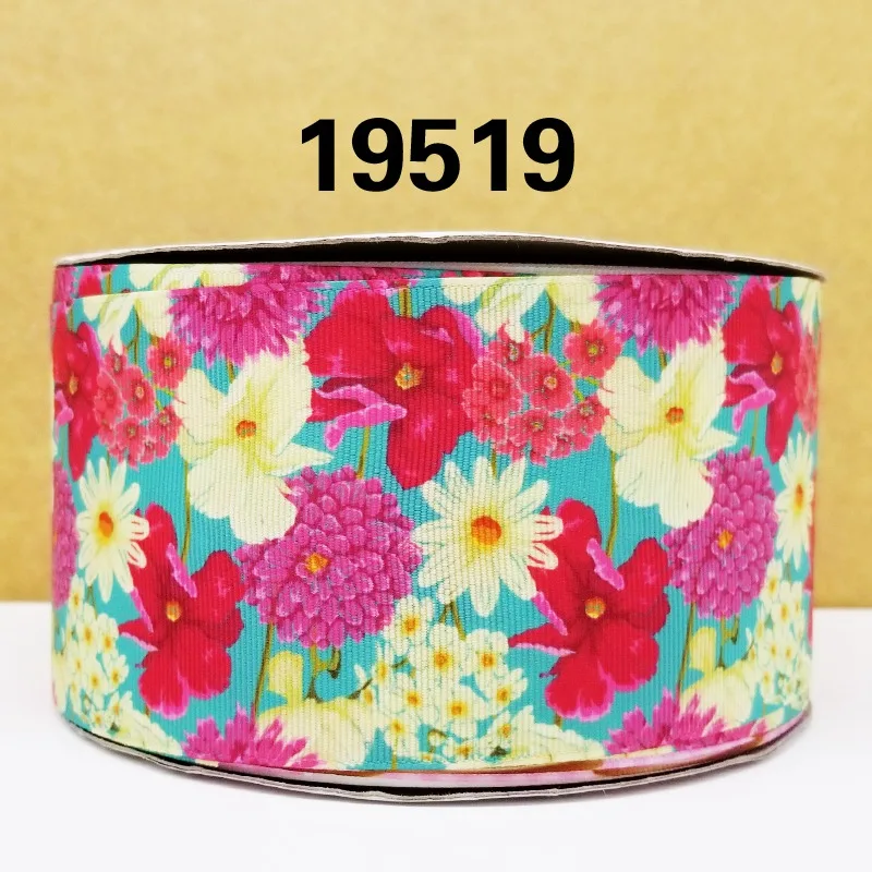 19519 50 двор мультфильм печатных Grosgrain ленты 16725 - Цвет: 19519