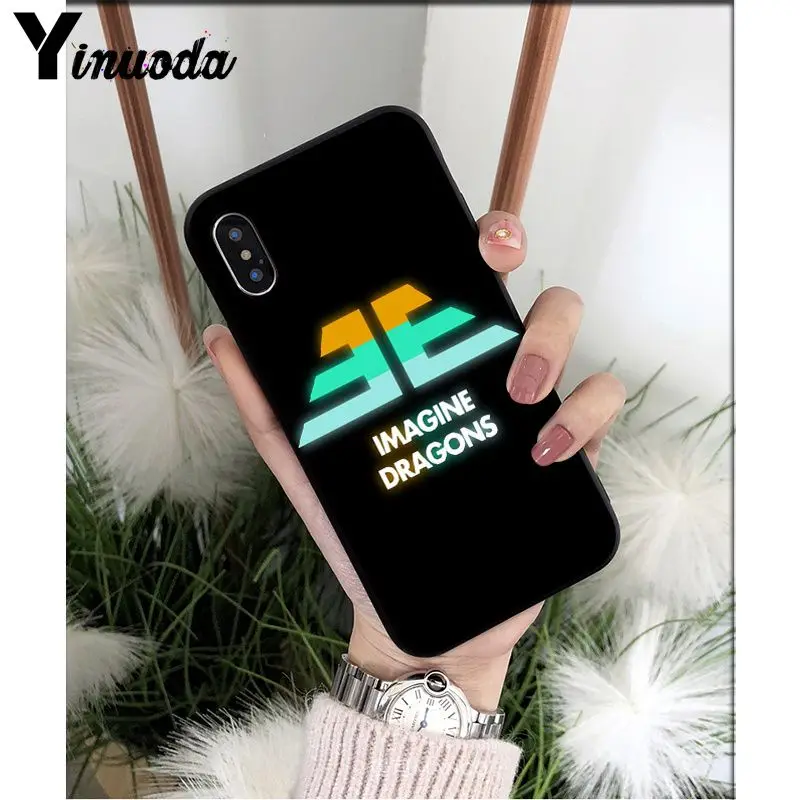 Yinuoda Ночная музыка imagine Dragon music кожаный чехол для телефона чехол для Apple iPhone 8 7 6 6S Plus X XS MAX 5 5S SE XR чехол - Цвет: A4