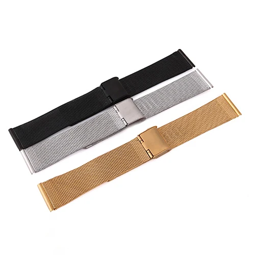 Ремешок из нержавеющей стали для наручных часов сменный Миланский Браслет 3