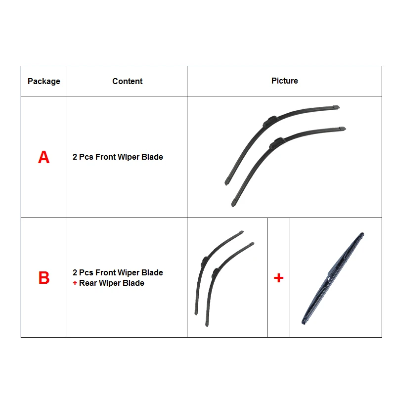 Щетки стеклоочистителя для Ford Transit connect 2002-2013 Автомобильные стеклоочистители