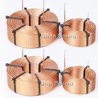 1pcs 0 1mh 1 5mh 0 52mmx7 multi strand wire speaker crossover audio amplifier inductor oxygen free copper wire coil copper