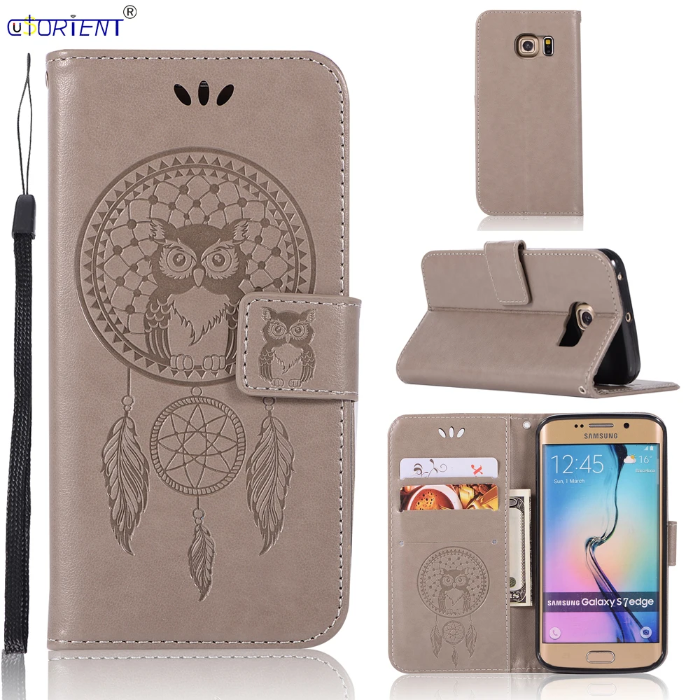 Кожаный чехол-книжка для Samsung Galaxy S7 S 7 Edge G935 SM G935F G935FD G935S G935A G9350 G935W8 G935V G935R4 с