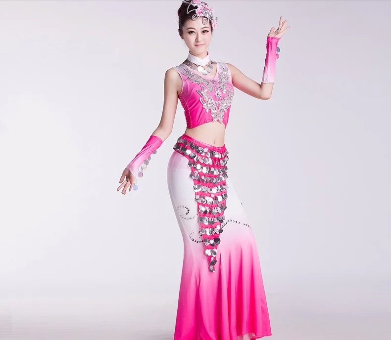 Одежда для сценического танца искусственный костюм традиционного китайского