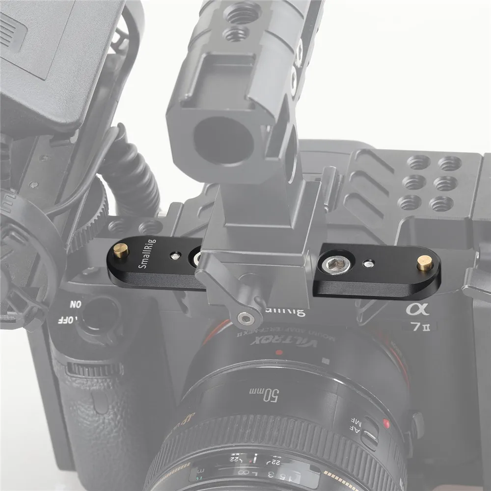 SmallRig Quick Release Safety NATO Rail 93 мм Длинный для камеры клетка НАТО ручка монитор крепление для электронного видоискателя-1933