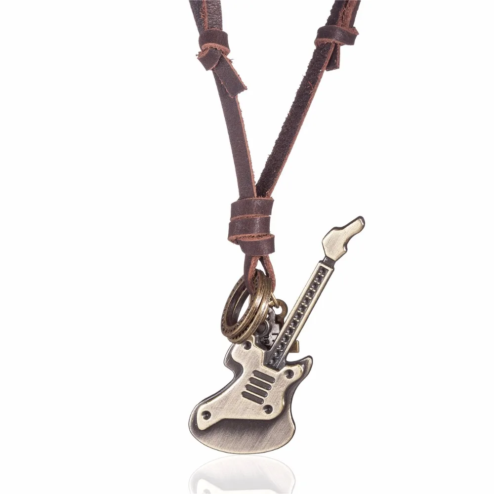 Винтаж Relogio Jewelry Гитары ожерелья и кулоны Для женщин Цепочки Пояса из натуральной