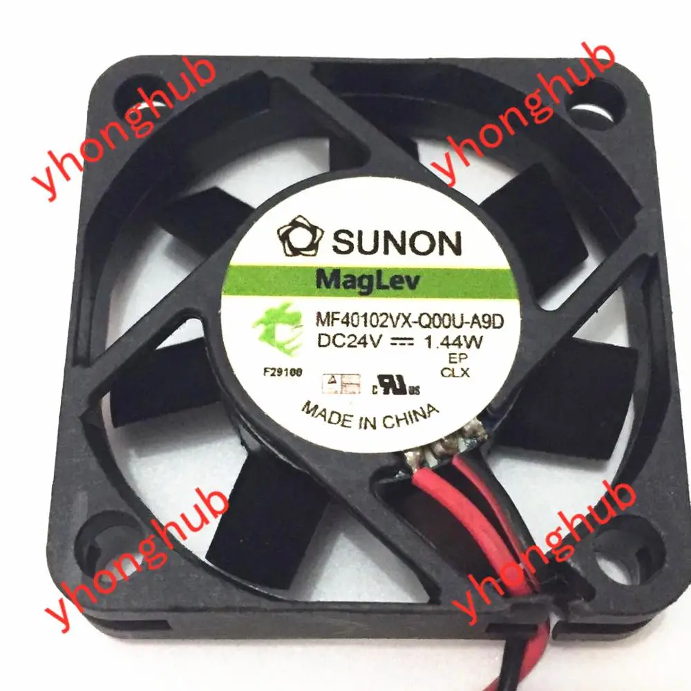 SUNON MF40102VX-Q00U-A9D DC 24V 1 44 W 40x40x10 мм 2-провод Сервер вентилятор охлаждения | Компьютеры и
