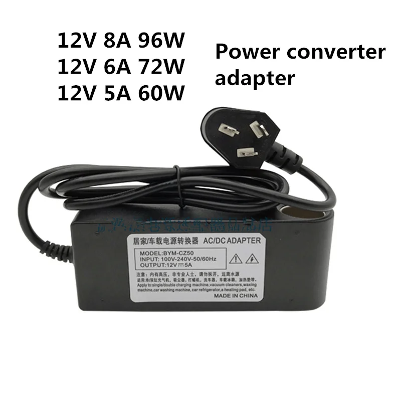 60 W 72W 96W AC 100 V 240 220 к DC 12 В ПОСТ. Или пер. тока адаптер преобразователя питания