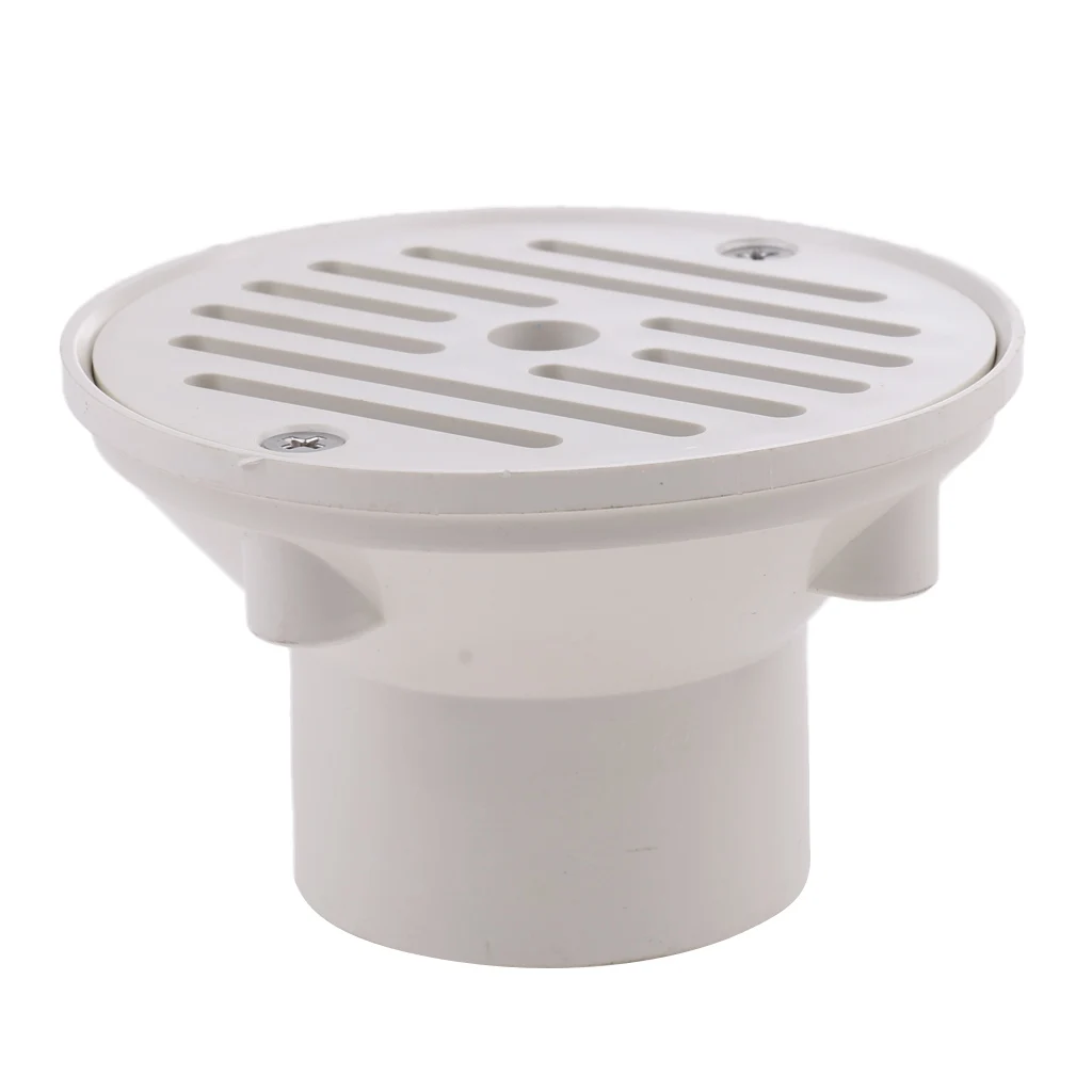 

Universal Swimming Pool Floor Drain Round SP-1424 Water Pipe Fittings White Parts & Accessories