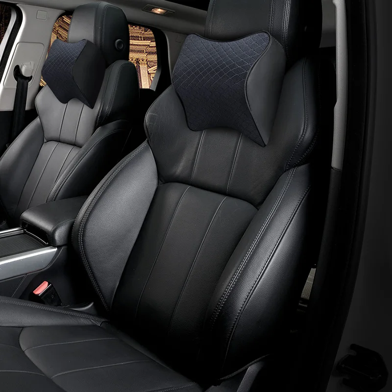 2 PCS Neck Pillow Support Car Seat For Driving Travel Memory Foam Headrest WearResistant Breathable Fine Work |