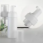 Пустая многоразовая Вакуумная бутылка для ПЭТ 10 шт.лот, 150 мл, Пенообразователь для пены, диспенсер для лосьона, белый, синий, прозрачный, с прозрачной крышкой