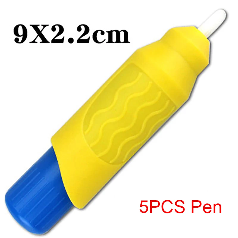 5PCS Pens 1 шт. волшебный водный коврик для рисования с 2 волшебными водными ручками коврик для рисования забавные игрушки для рисования для детей подарки на день рождения - Цвет: 5PCS Pens