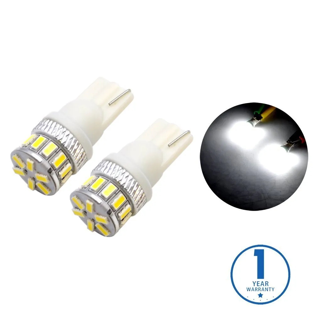 2x6000K белые/Янтарные/красные автомобисветодиодный светодиодные огни 18SMD 3014 CANbus