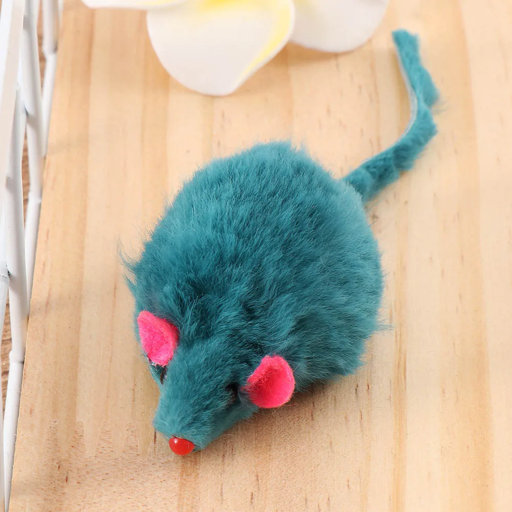 Новая мода 2 шт котенка кошка игра игрушки ложная мышь в крысе для питомца хороший