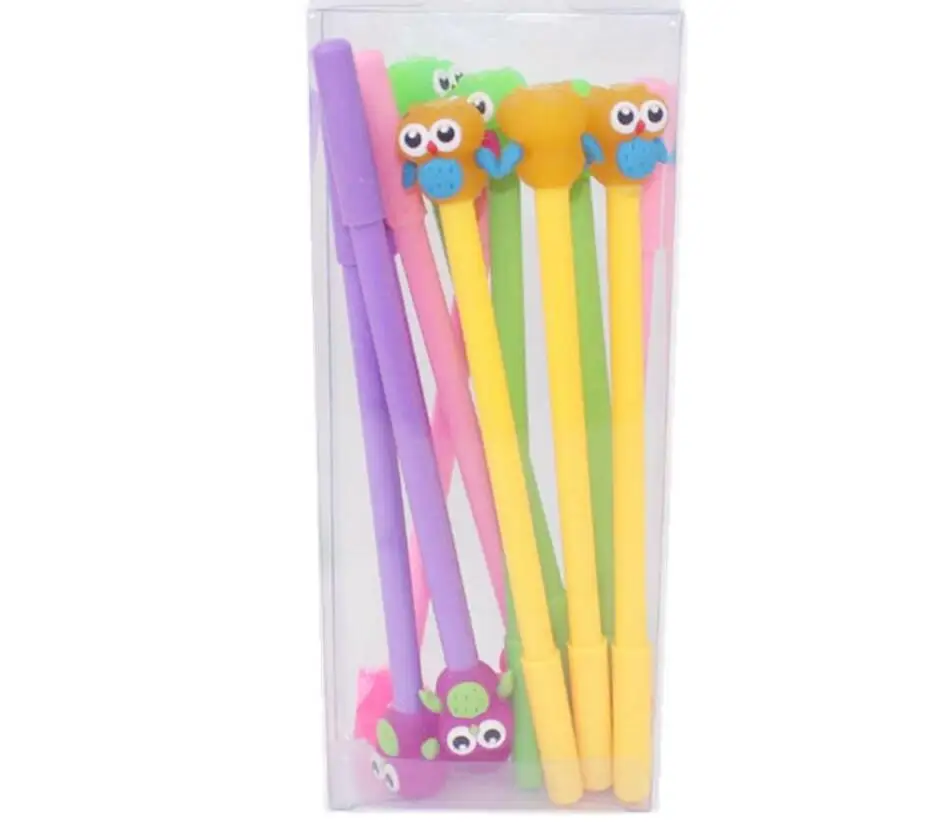 Креативный дизайн Совы чернила для гелевой ручки ручка Корейская школа приз офис