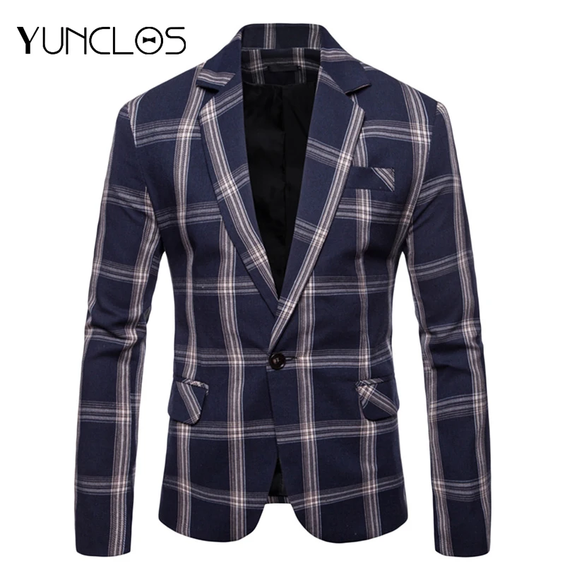 Новинка элегантные мужские блейзеры европейского размера Классические