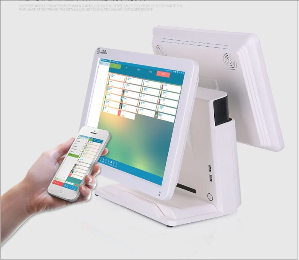 15 inch Windows tablet pos system dual screen all in one cash register | Компьютеры и офис