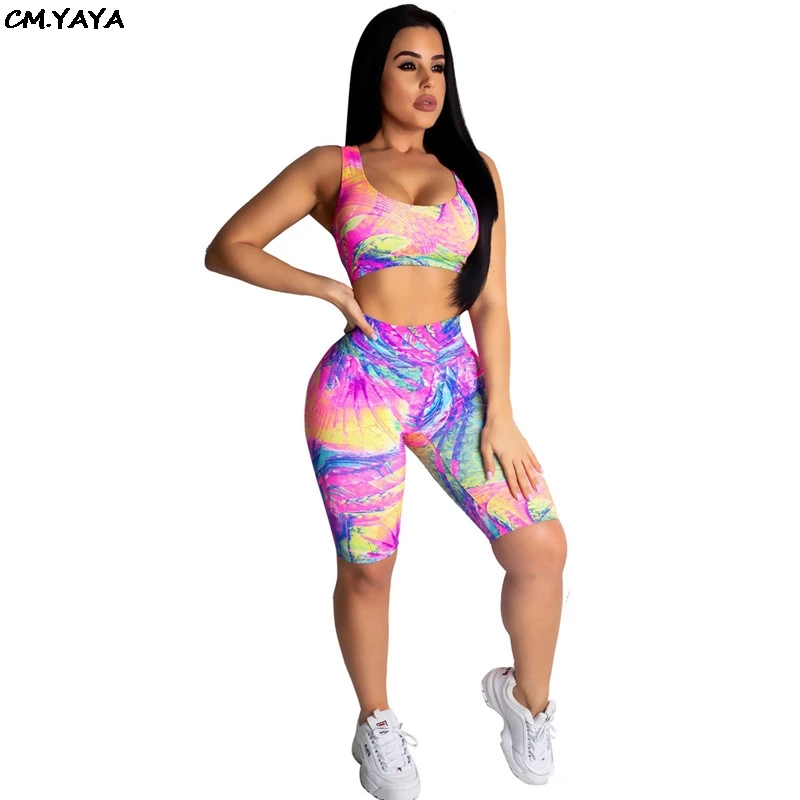 Женский костюм из 2 предметов летний без рукавов с вырезом на спине майка и штаны