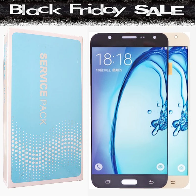 5 ''Super AMOLED для SAMSUNG Galaxy J7 ЖК дисплей Дисплей 2015 J700 J700F J700H J700M Сенсорный экран