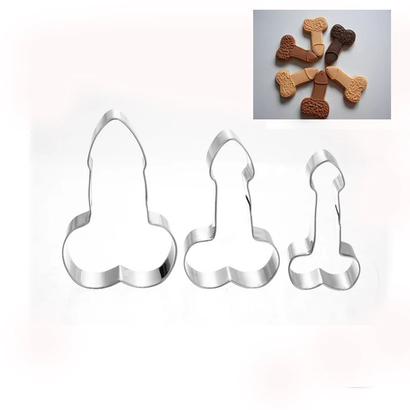 3 шт. инструмент для украшения торта|penis cookie cutter|cookie cuttercookie cutter set |