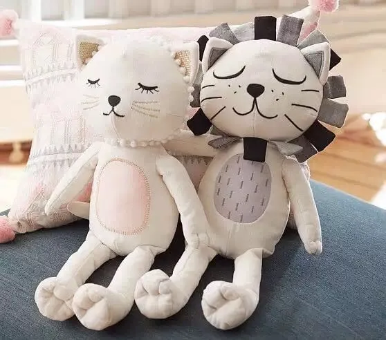 Новинка, Мягкие Игрушки для маленьких детей, куклы в форме льва, кошки, детская комната, декоративная кровать, лучший подарок для детей