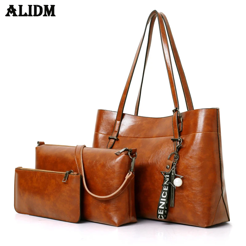 Alidm 3 Наборы для ухода за кожей сумки Для женщин большой Ёмкость Мода кисточкой