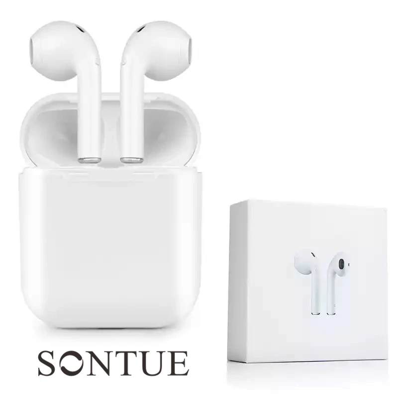 SONTUE TWS-I9 Ifans Stereo Bass Twins Bluetooth Earbuds Earphones Wireless Headset For Iphone Andorid With Microphone | Электроника