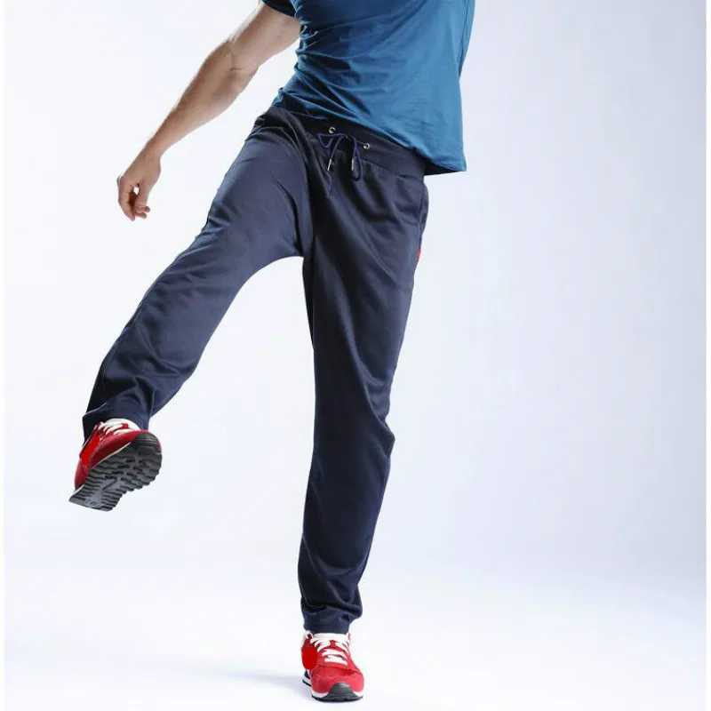 2018 New Men Running Pants Soft Sport Jogging Gym Trousers Football Training Sweat Loose Straight Sportswear | Спорт и развлечения