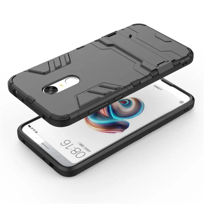 Чехол для Xiaomi Redmi 5 Plus противоударный гибридный защитный чехол с подставкой