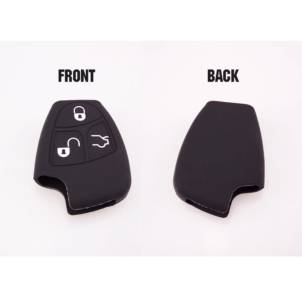 3 кнопки силиконовый автомобильный брелок резиновый чехол подходит для MERCEDES BENZ CLS