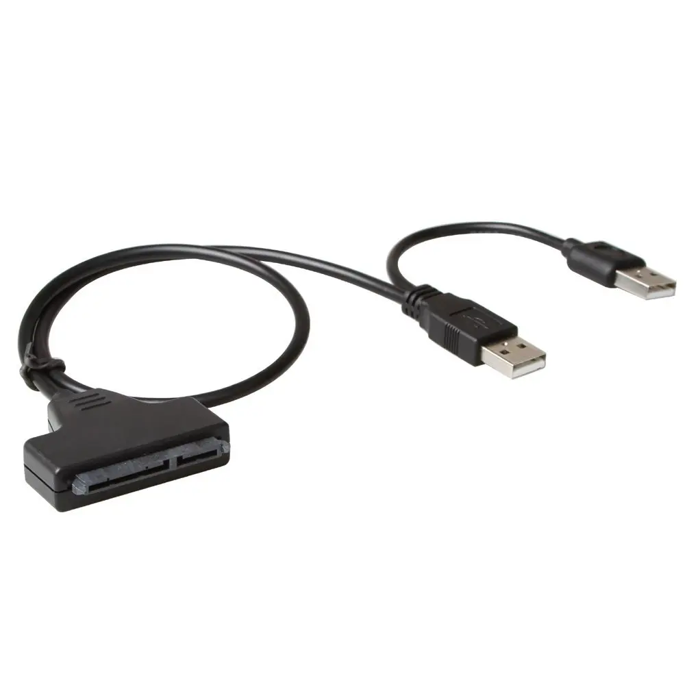 USB2.0 для SATA 22Pin кабель адаптер 2 5 &quotSATA HDD жесткий диск твердотельный совместим с