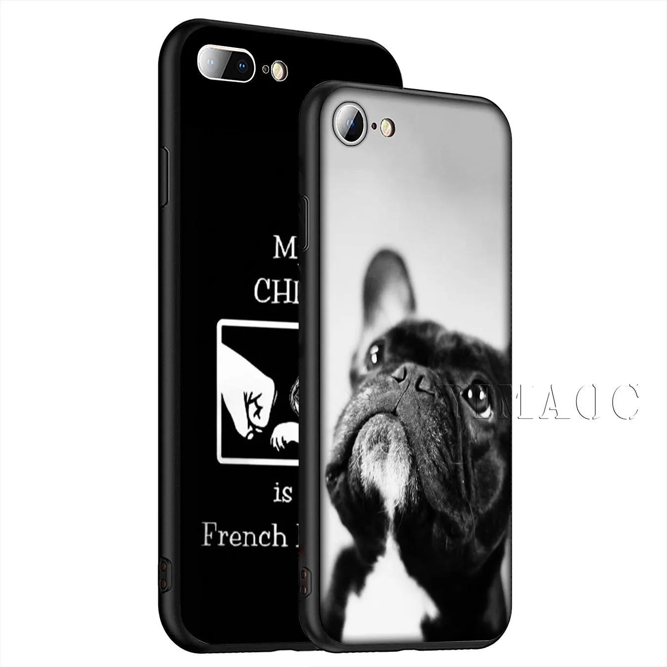 Мягкий силиконовый чехол для телефона YIMAOC Bulldog Puppies dog Для iPhone XR X XS Max 6 6S 7 8 Plus 5 5S SE