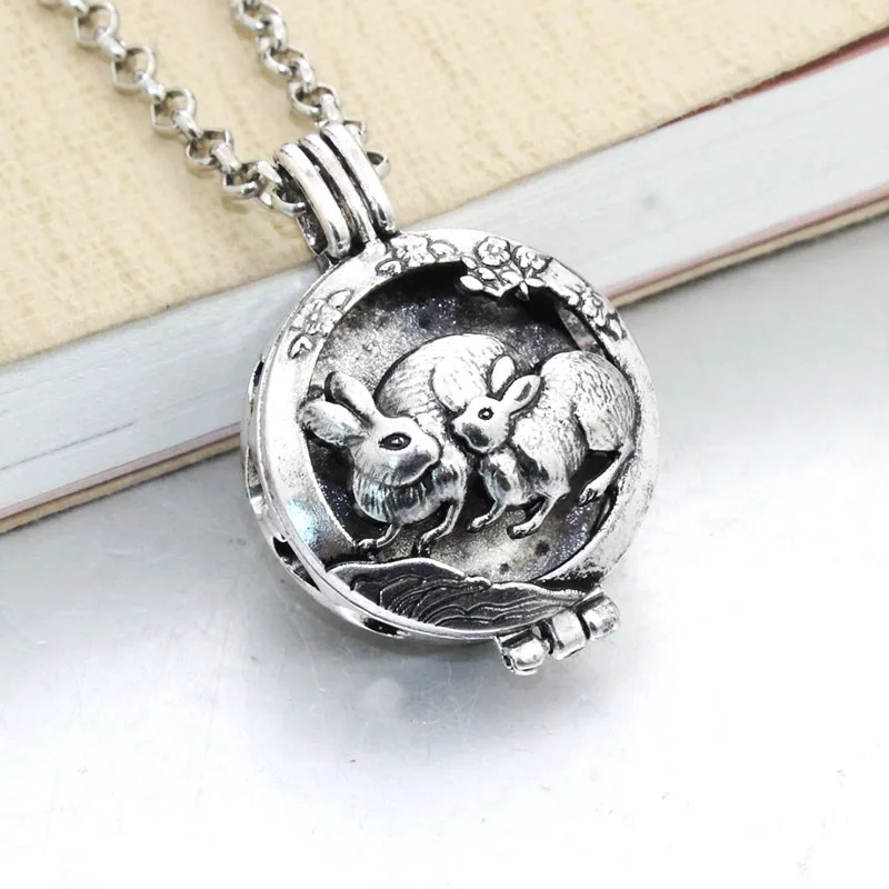 Полые ожерелья ароматерапия медальон эфирный диффузорный с маслами ожерелье