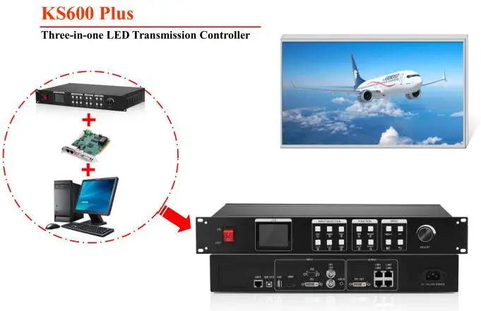 HDMI светодиодный видеопроцессор KS600 полноцветный экран