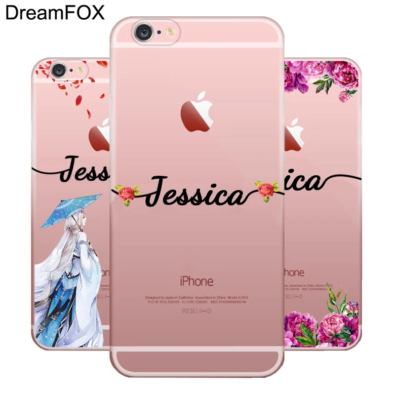 Сделай сам чехол с нанесением имени на заказ Чехол Крышка для iPhone 11 Pro XS XR Max 4 4S 5c 5 5S