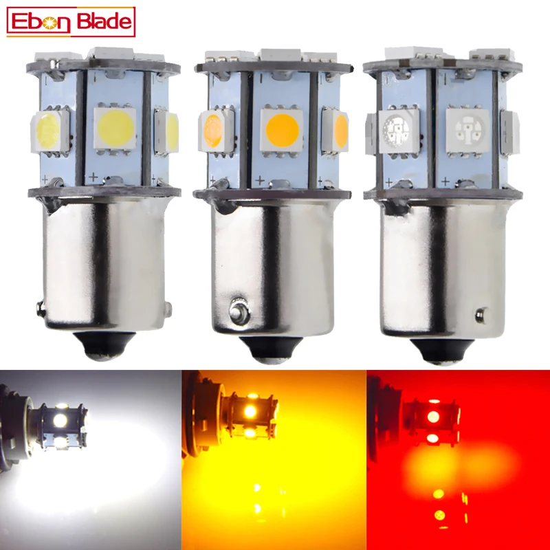 Светодиодный фонарь для заднего хода 1/2 шт. 6 в DC 1156 BA15S 1157 BAY15D белый янтарный
