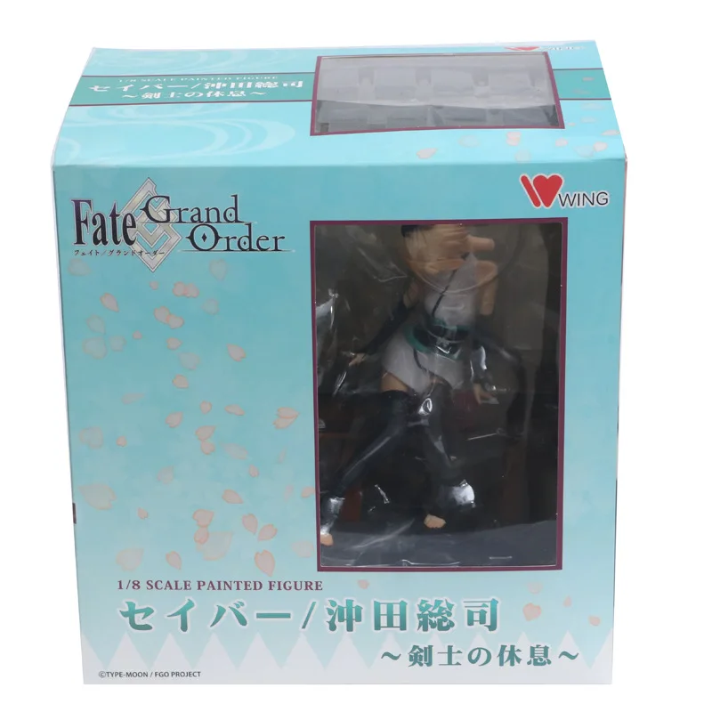 Аниме Fate Grand Order Saber Okita Souji масштаб 1/8 раскрашенная пвх Фигурка Статуя