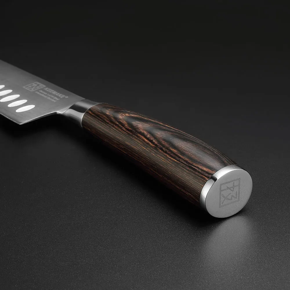 Sunnecko 8," дюймовый нож шеф-повара Santoku, кухонные ножи, подарочная упаковка, посылка, немецкая 14116 сталь, инструмент для приготовления пищи, нож для мяса