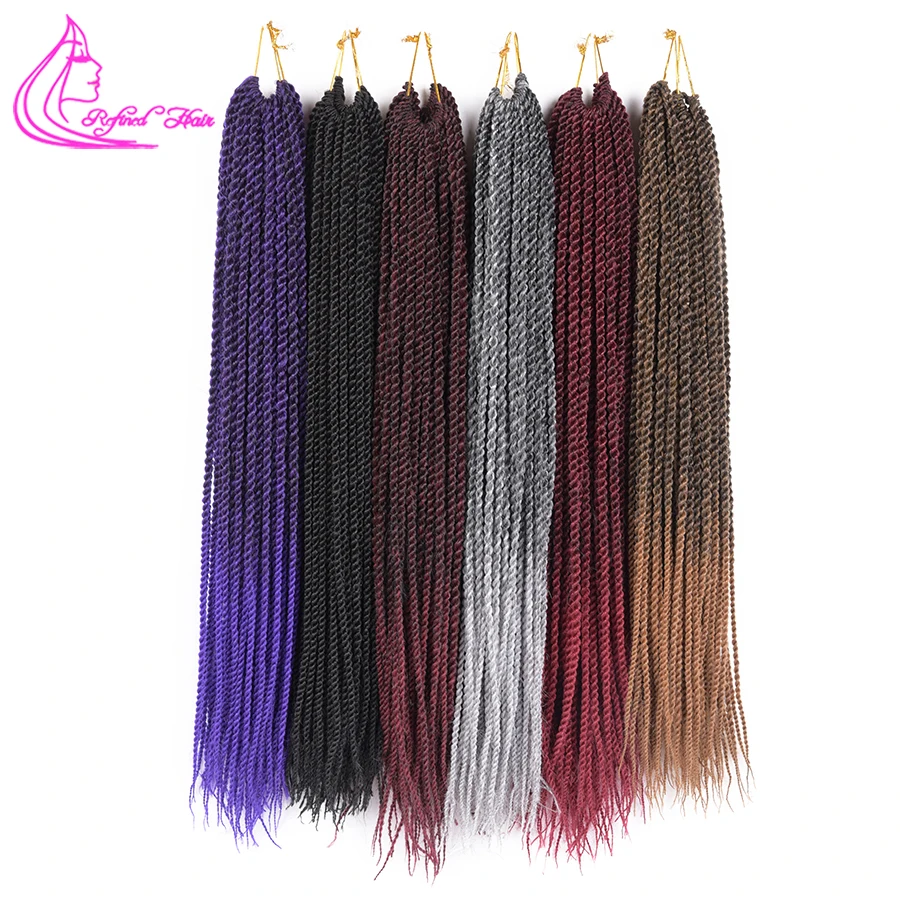 Утонченные волосы маленькие вязаные крючком косы диаметром 0 5 см Сенегальские