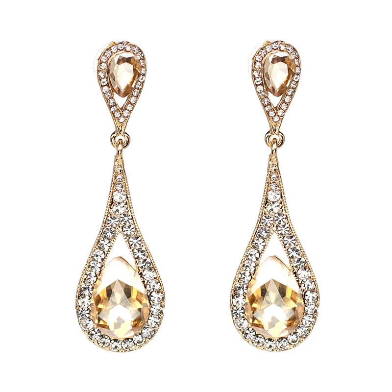 AOTEMAN 2019 новые винтажные крупные Серьги с драгоценными камнями|earrings bohemian|dangle drop