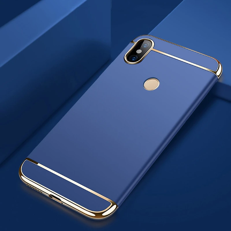 For Xiaomi Mi8 Case Mofi Lite Cover Hard Back Luxury Capa Coque Funda Mi 8 Black Red Gold |