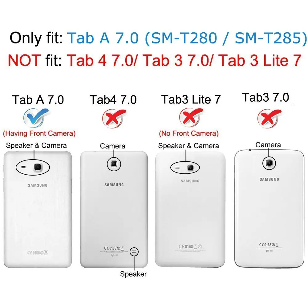 Роскошные принципиально Tab A6 7 0 SM T280 T285 смарт чехол ультра тонкий стенд кожаный