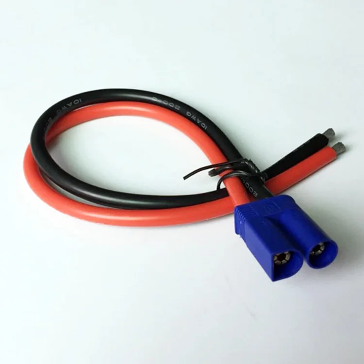 EC5 быстрый разъем 50A/3239/10AWG медный шнур кабель для радиоуправляемого автомобиля