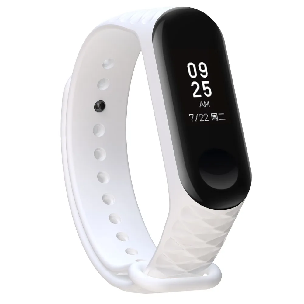 10 шт./упак. браслет для Xiaomi Mi Band 3 спортивный силиконовый ремешок часов mi band